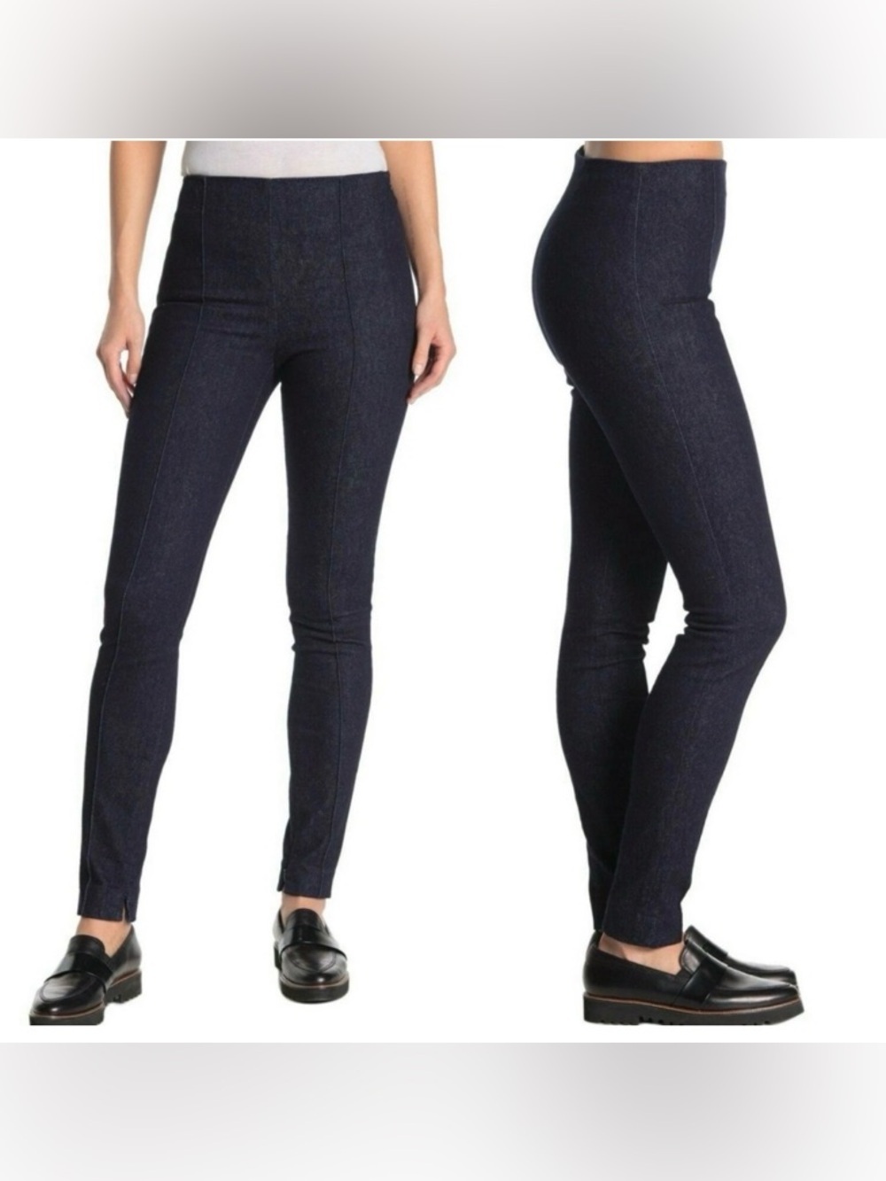 NWT Theory Indigo Blue Denim Skinny Leggings 0 nep denim
